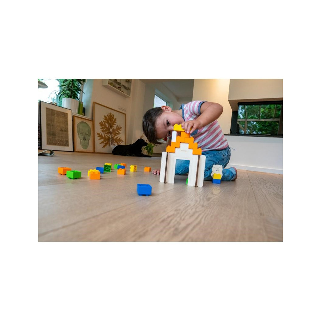 WYPRZEDAŻ Domek Zwierzaków - Zestaw Duże Klocki - Brikkon