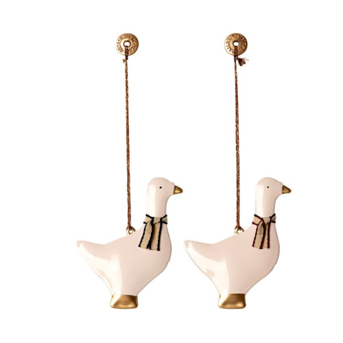 Gąska - Dekoracja Bożonarodzeniowa - Metal Ornament Goose - Akcesoria dla Lalek - Maileg