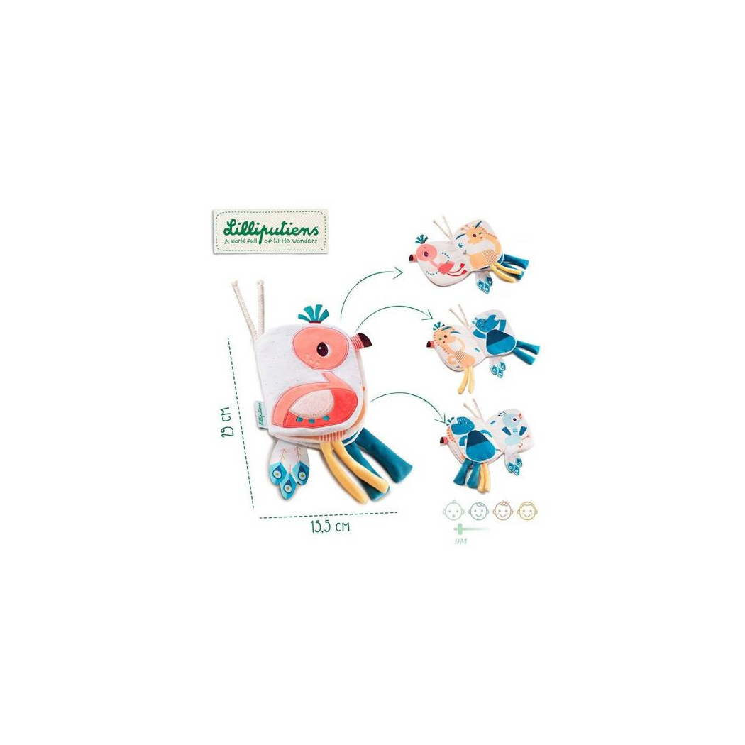 Flaming Anais - Książeczka Aktywizująca "Kto się kryje za Flamig Anais?" 9m+ - Lilliputiens