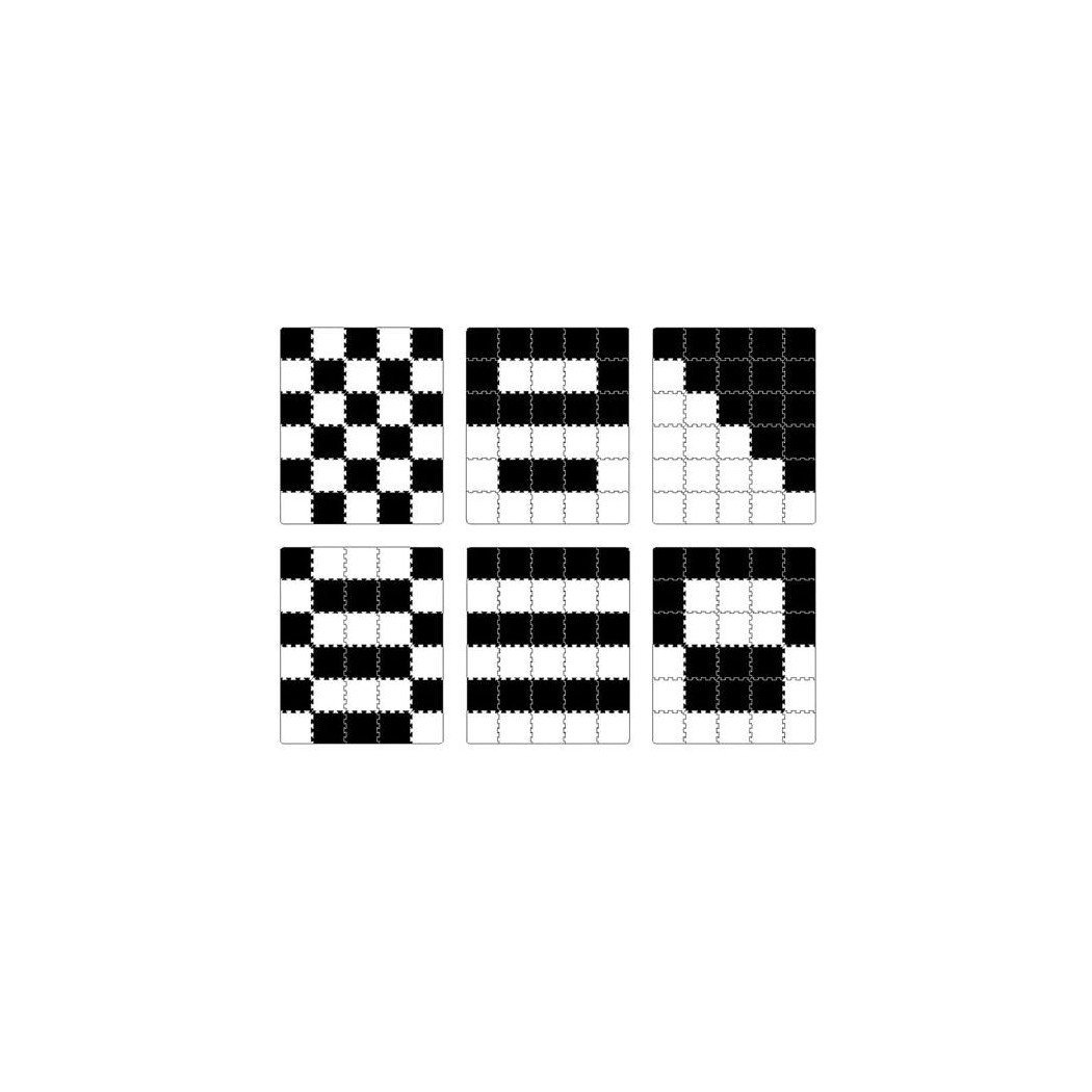 Mata Piankowa Puzzle - Luno Black - Kinderkraft