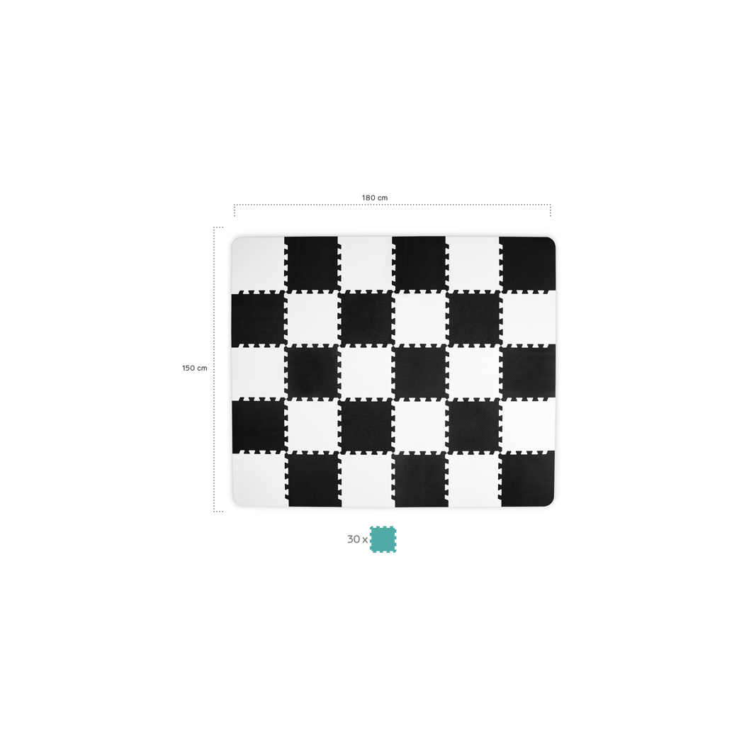 Mata Piankowa Puzzle - Luno Black - Kinderkraft