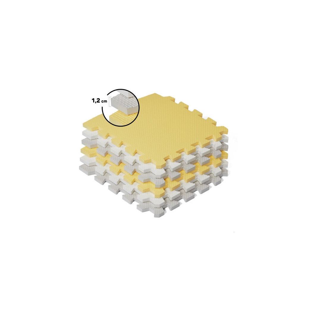 Mata Piankowa Puzzle - Luno Yellow - Kinderkraft