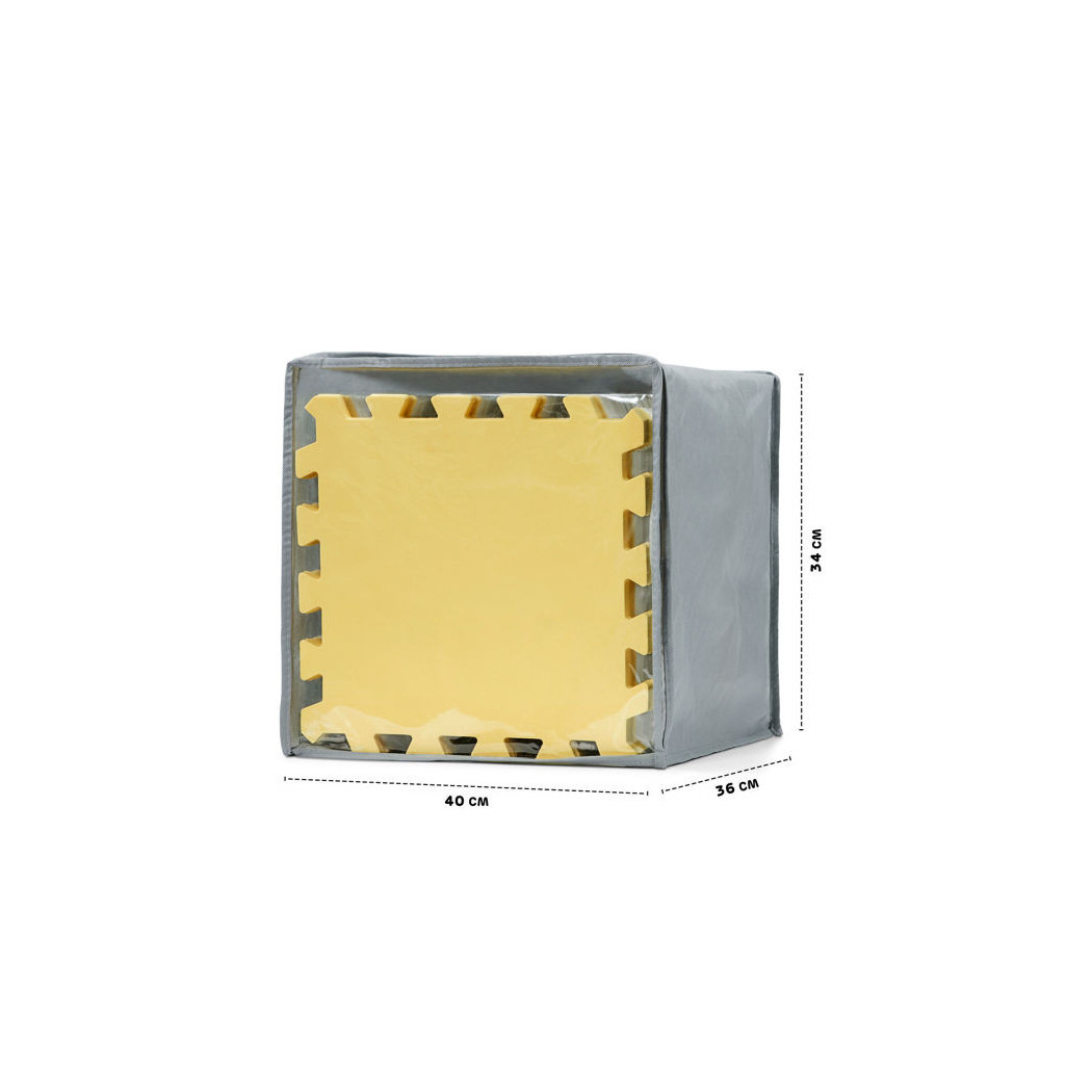 Mata Piankowa Puzzle - Luno Yellow - Kinderkraft