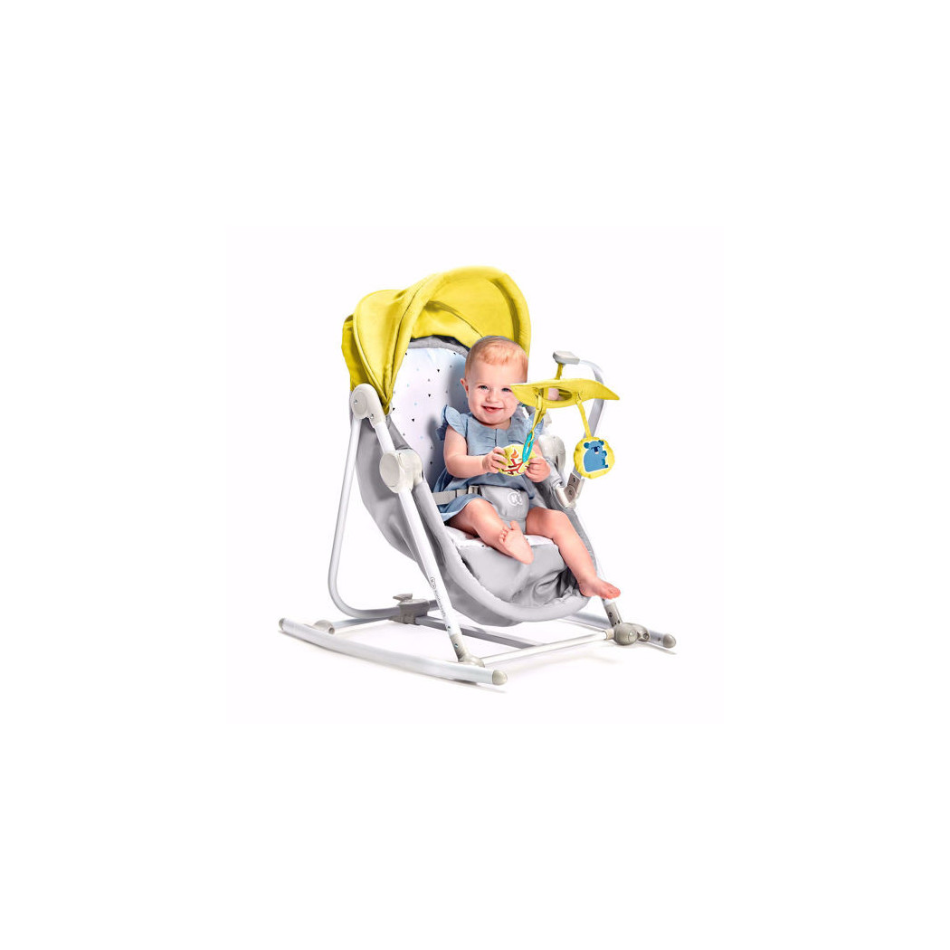 Leżaczek 5w1 UNIMO - Yellow - Kinderkraft