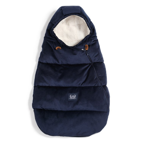 Śpiwór - Aspen Winterproof - Stroller Bag Baby - Royal Navy - La Millou - Velvet Collection