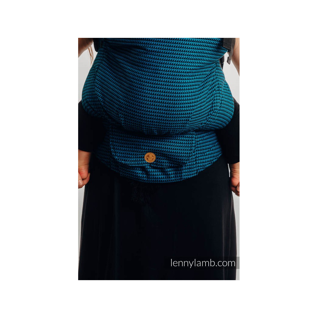 TANZANIT - Nosidełko LennyPreschool-  Nosidełko regulowane splot tessera 100% bawełna - Basic Line - LennyLamb