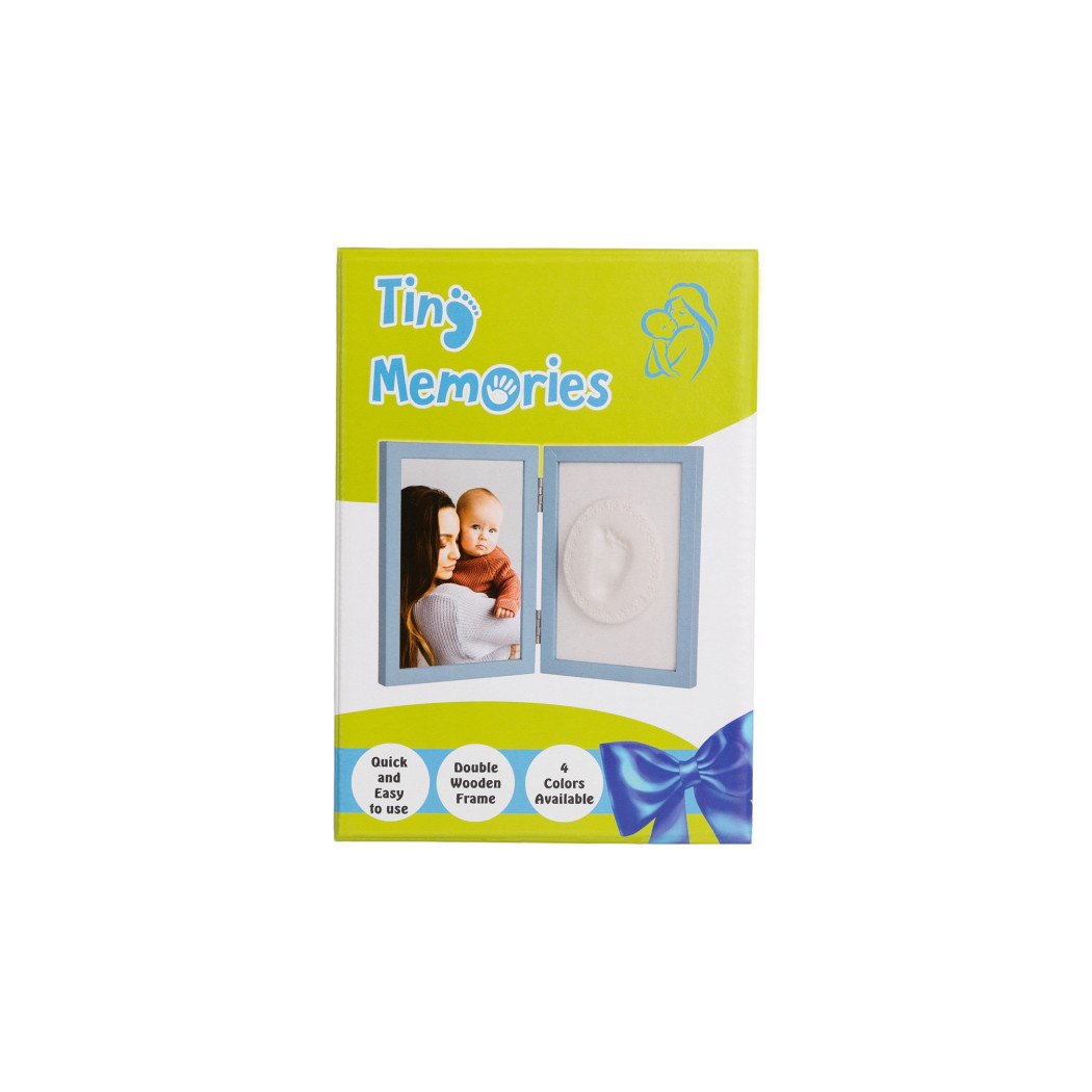 Niebieska - Ramka z Glinką - Tiny Memories - Odcisk Bobasa