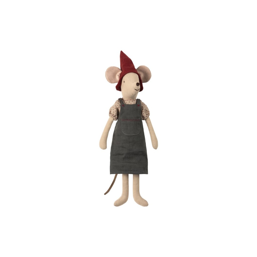 Myszka Świąteczna Dziewczynka - Dekoracja Bożonarodzeniowa - Christmas Mouse Medium Girl - Maileg