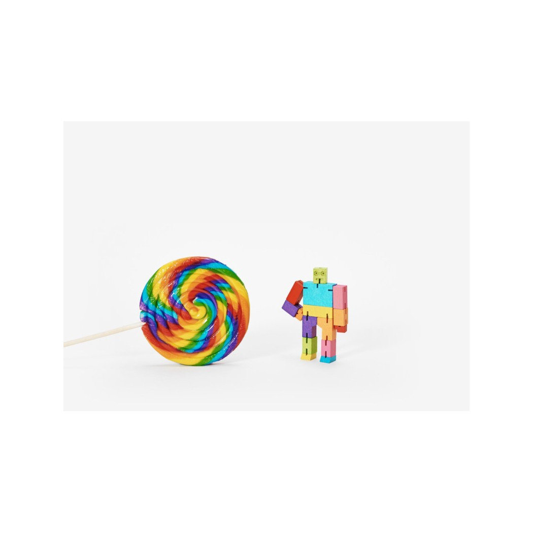 Micro Multi - Drewniane Klocki Roboty - CUBEBOT