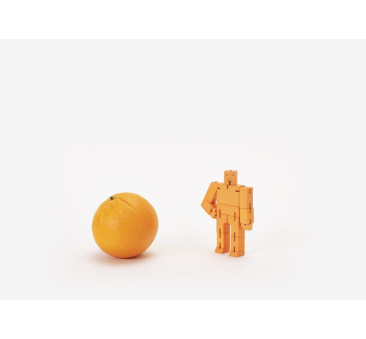 WYPRZEDAŻ Micro Orange - Drewniane Klocki Roboty - CUBEBOT