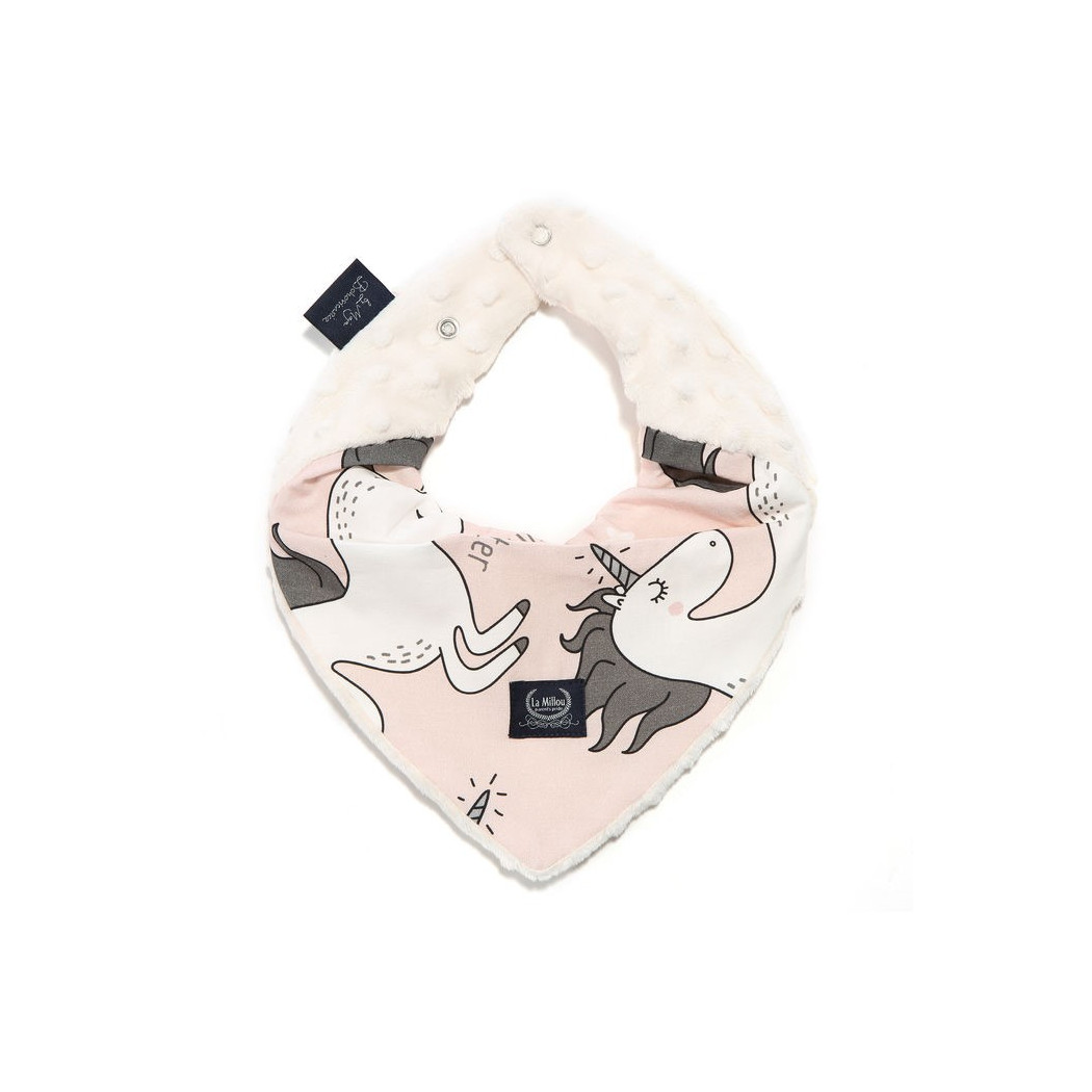 Mięciutka Apaszka - Unicorn Sugar Bebe & Ecru - La Millou
