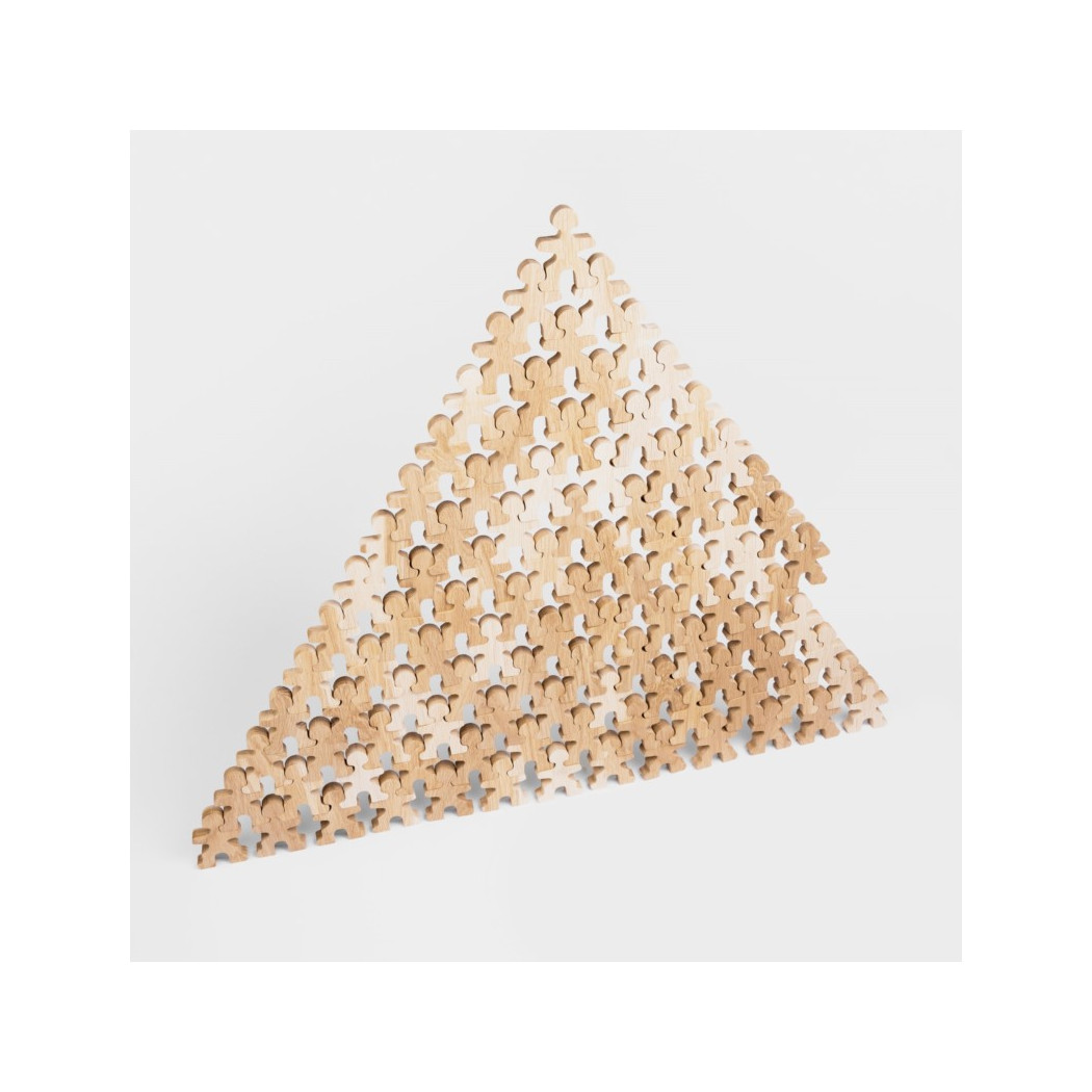 Mega Flock 100 szt - Drewniane Klocki Ludziki - Flockmen