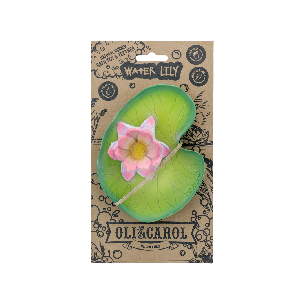 WYPRZEDAŻ Lilia Wodna Water Lilly - Gryzak Zabawka Do Kąpieli - Oli and Carol