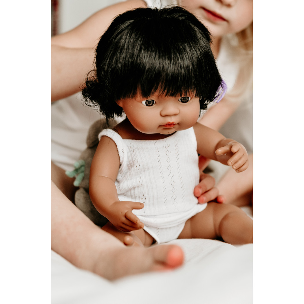 Hiszpanka 38 cm - Lalka Dziewczynka Hiszpanka - Miniland Doll - Miniland