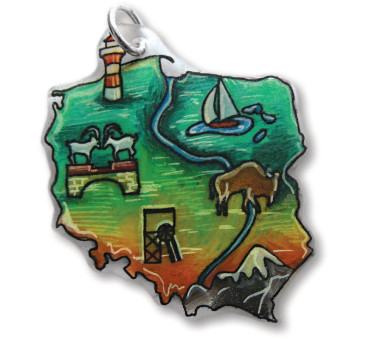 Wypiekanki Przez Polskę - Breloczki, Zawieszki, Kolczyki -  Fabryka Frajdy