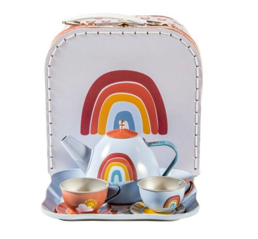 WYPRZEDAŻ Tea Set - Pure & Nature - Zestaw do herbaty w walizce - Little Dutch
