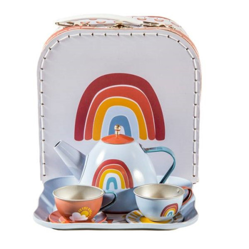 WYPRZEDAŻ Tea Set - Pure & Nature - Zestaw do herbaty w walizce - Little Dutch