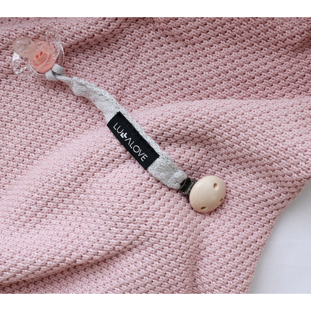 Szary Warkocz - Zawieszka Do Smoczka - LullaLove