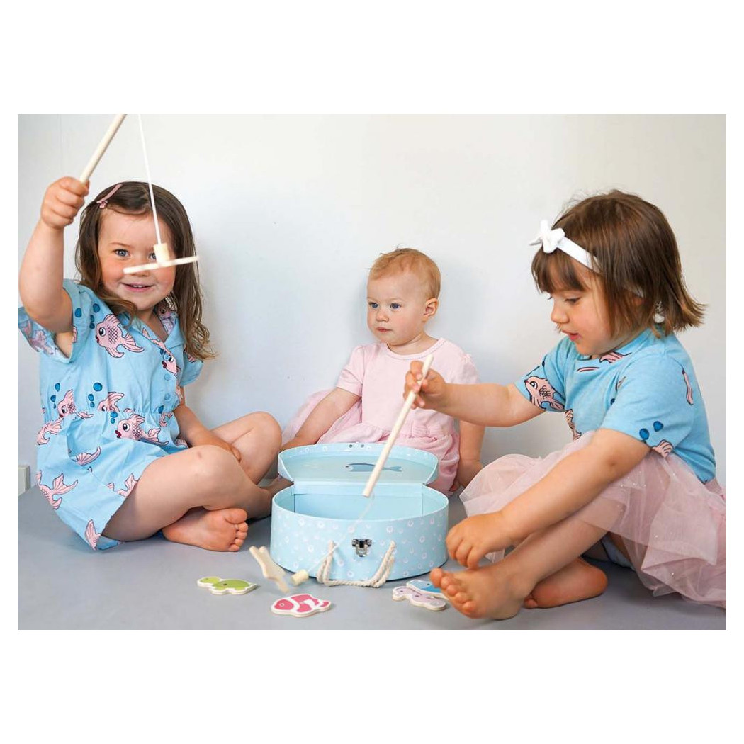 Łowienie Rybek -  Gra Zręcznościowa z Drewnianą Wędką - JaBaDaBaDo