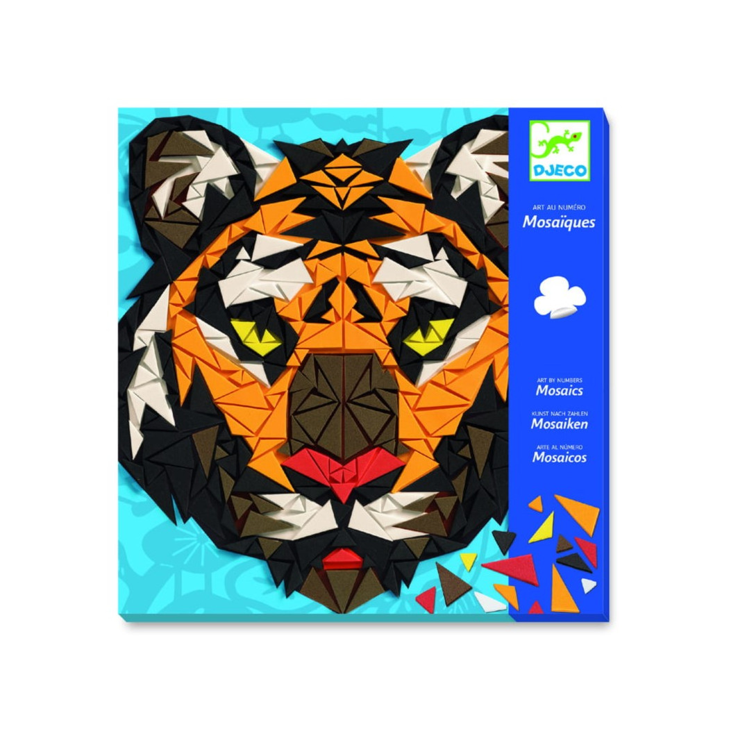 Tygrys i Goryl - Mozaiki Piankowe - Djeco