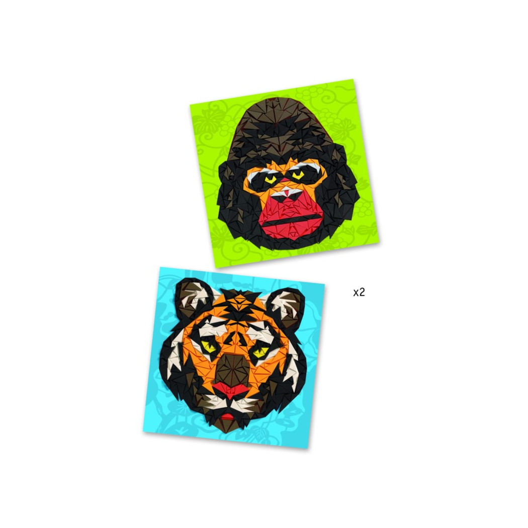 Tygrys i Goryl - Mozaiki Piankowe - Djeco