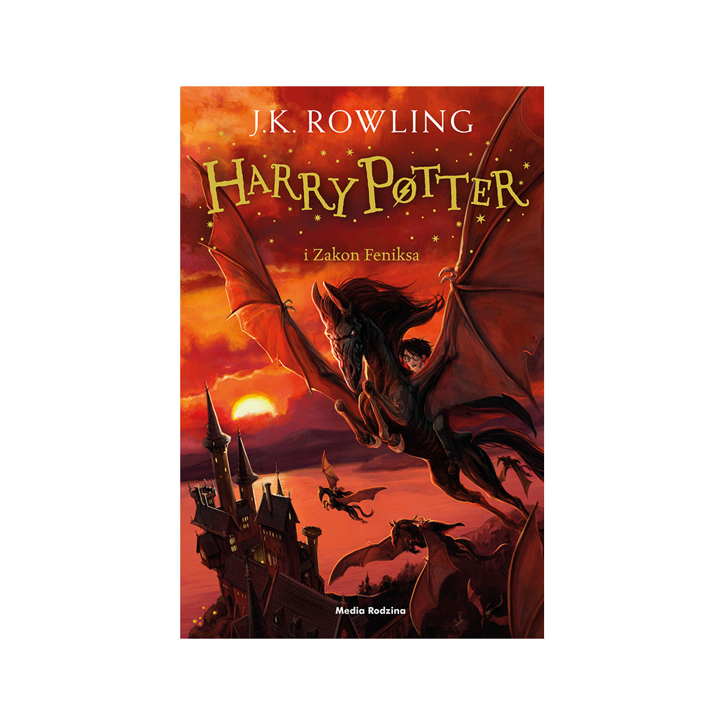 Twarda Kolorowa Oprawa - Harry Potter - J.K.Rowling - Zestaw Siedmiu Książek - Siedmiopak - MEDIA RODZINA