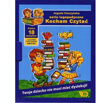 Kocham Czytać. Zestaw 18 Zeszytów - Nauka Czytania Metodą Sylabową - Wydawnictwo Edukacyjne