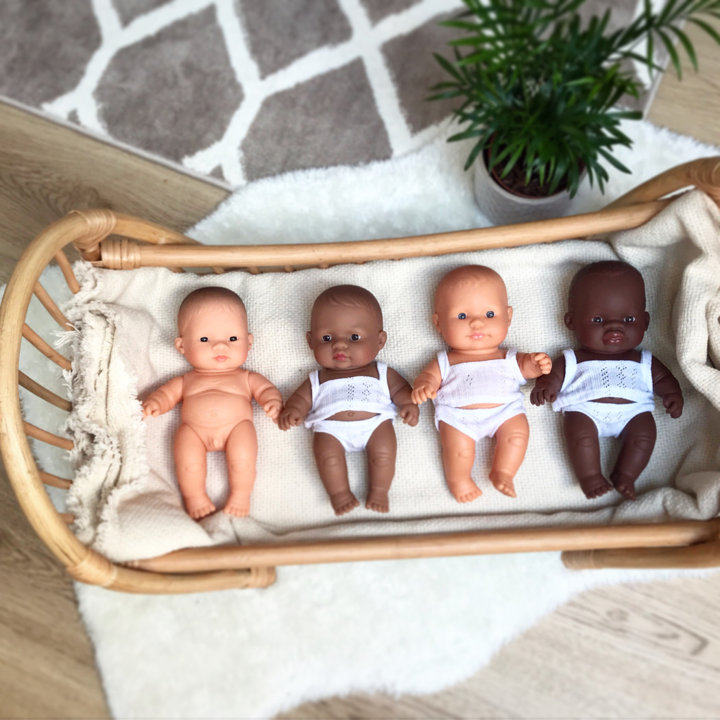 Hiszpanka 21 cm - Lalka Dziewczynka Hiszpańska - Miniland Baby - Miniland