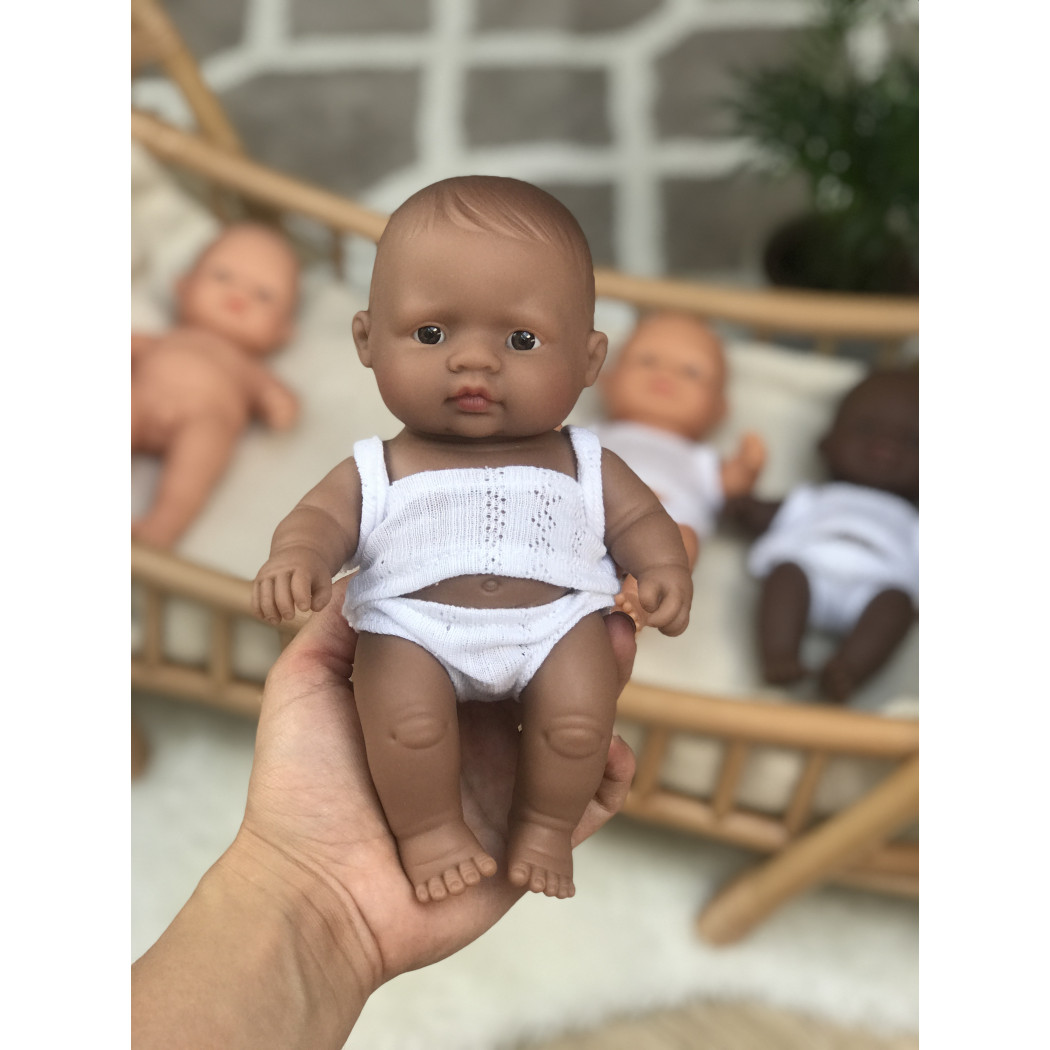 Hiszpanka 21 cm - Lalka Dziewczynka Hiszpańska - Miniland Baby - Miniland