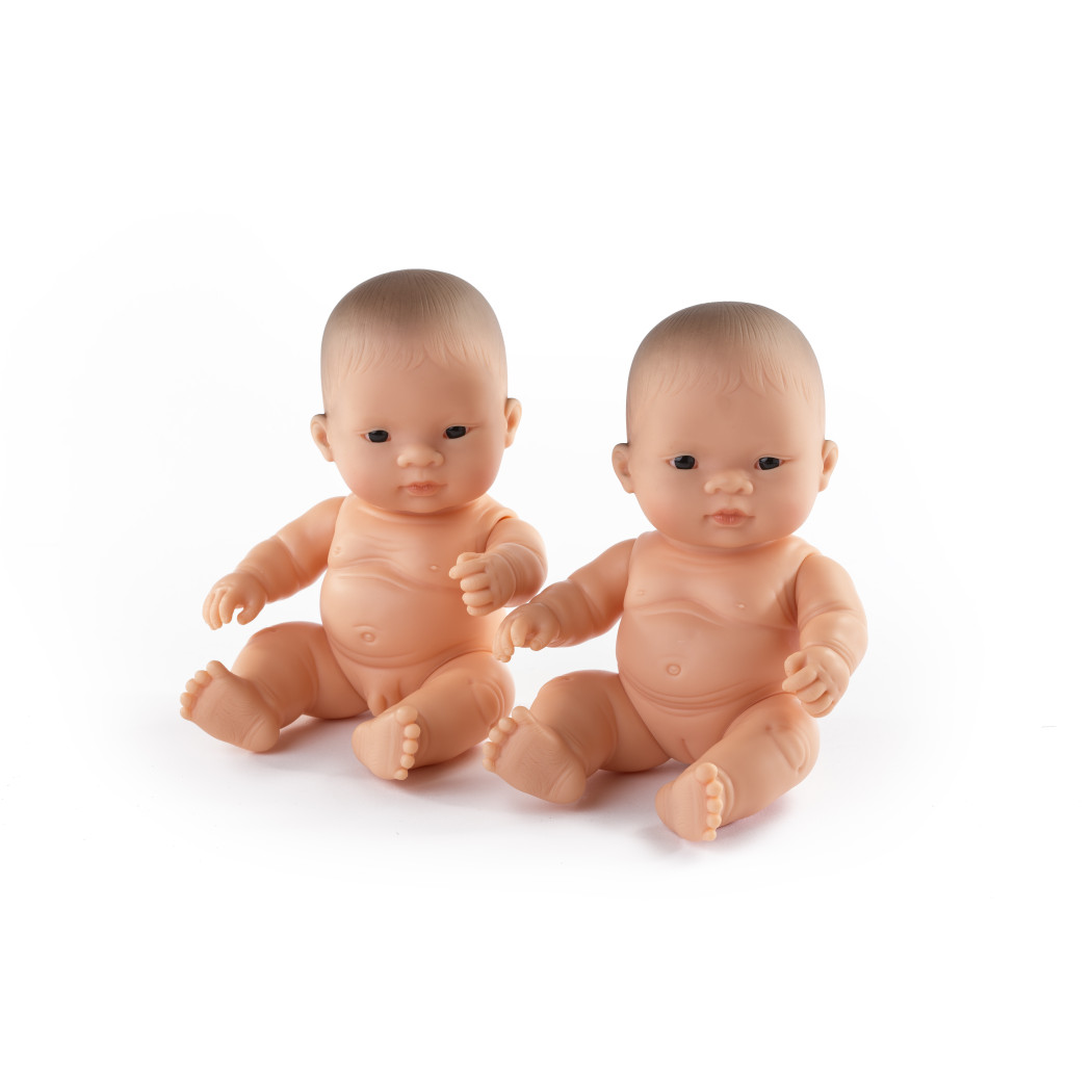 Azjatka 21 cm - Lalka Dziewczynka Azjatka - Miniland Baby - Miniland