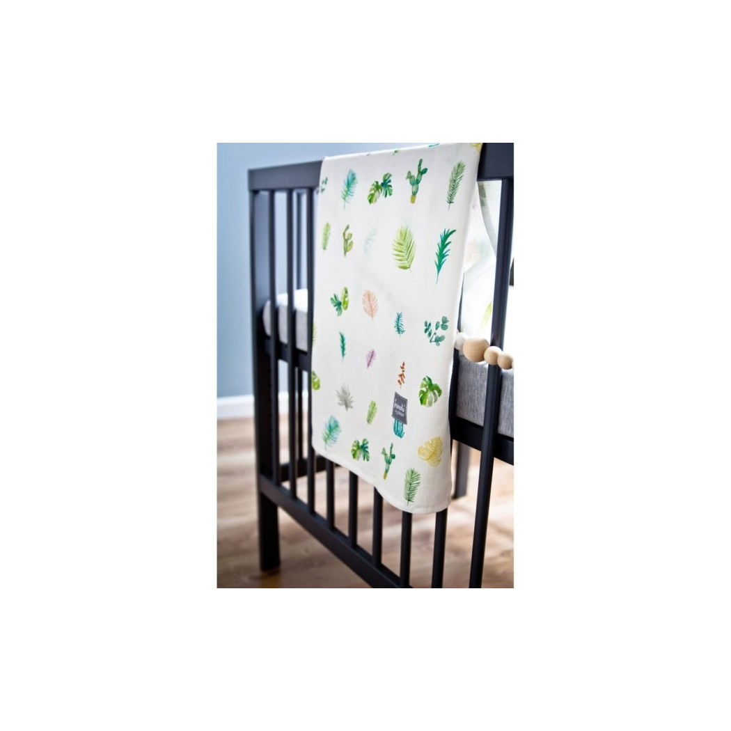 Pieluszka muślinowa - tropical - Poofi - 73x73 cm