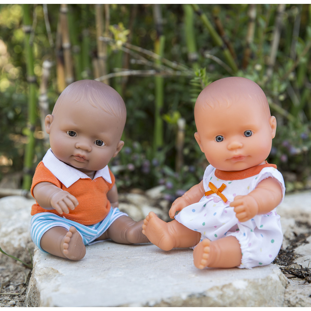 Europejczyk 21 cm - Lalka Chłopiec Europejczyk - Miniland Baby - Miniland