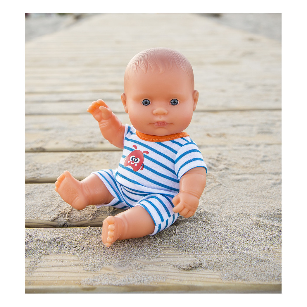 Europejczyk 21 cm - Lalka Chłopiec Europejczyk - Miniland Baby - Miniland