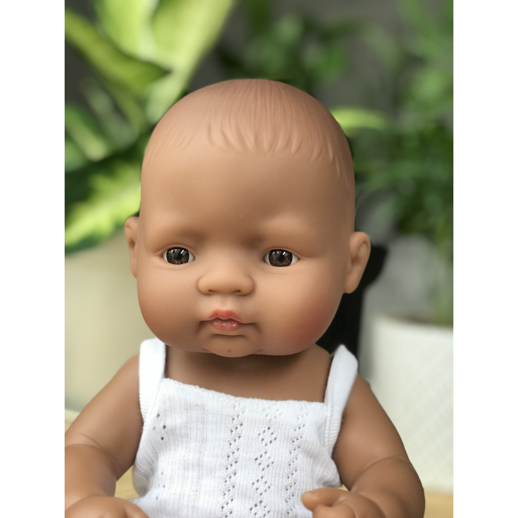 Hiszpanka 32 - Lalka Dziewczynka Hiszpanka 32 cm + Ubranko Miniland Baby - Miniland Doll - Miniland