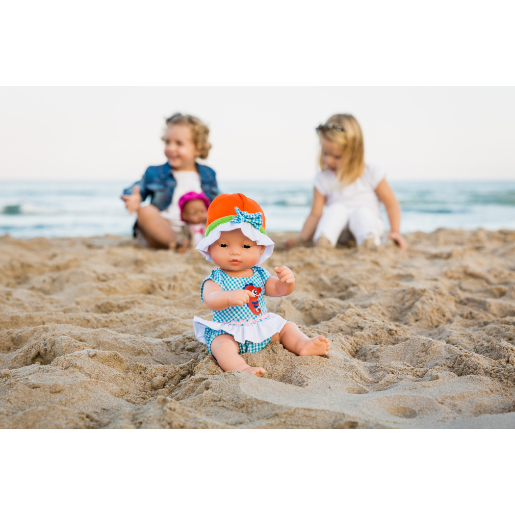 WYPRZEDAŻ Azjata 32 - Lalka Chłopiec Azjata 32 cm + Ubranko Miniland Baby - Miniland Doll - Miniland