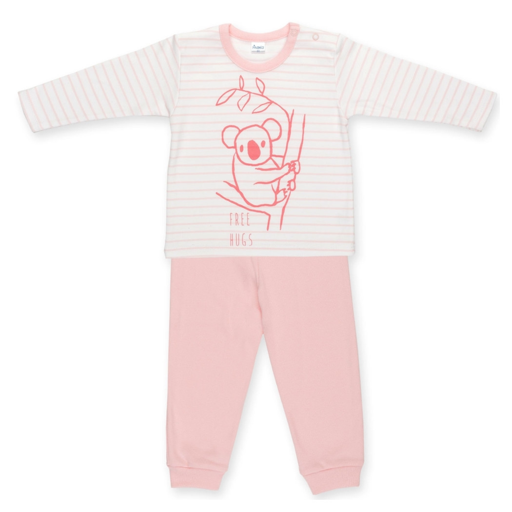 PIŻAMA DŁ HAPPY KIDS ROZMIAR 98 RÓŻOWA