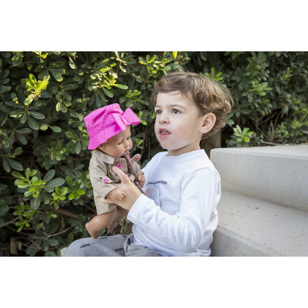 Europejka 32 - Lalka Dziewczynka Europejka 32 cm + Ubranko Miniland Baby - Miniland Doll - Miniland