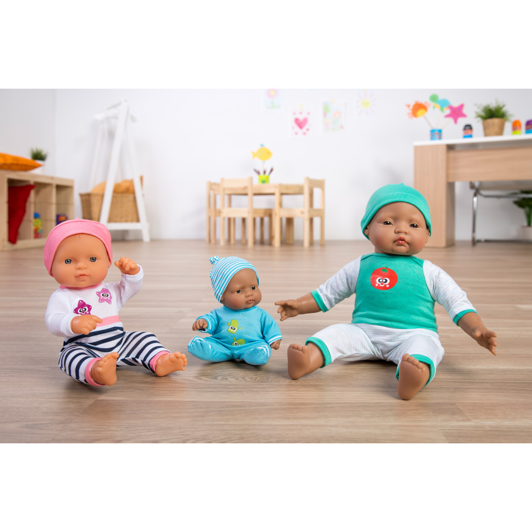 Europejka 32 - Lalka Dziewczynka Europejka 32 cm + Ubranko Miniland Baby - Miniland Doll - Miniland