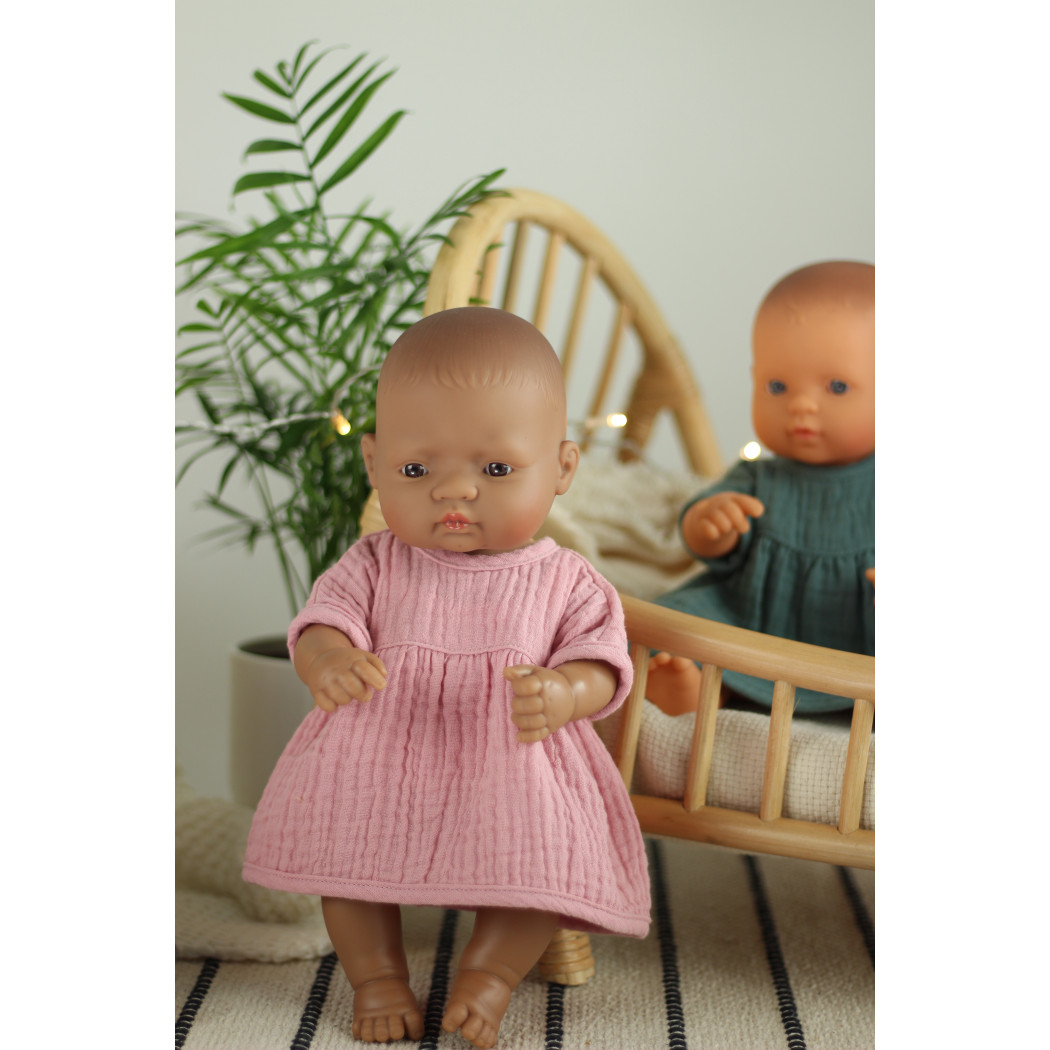 Hiszpanka 32 - Lalka Dziewczynka Hiszpanka 32 cm + Ubranko Miniland Baby - Miniland Doll - Miniland