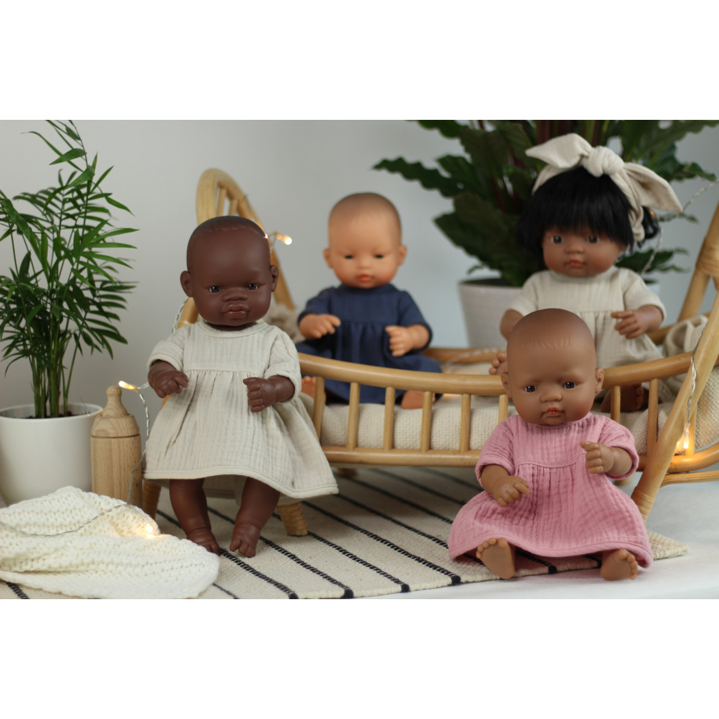Hiszpanka 32 - Lalka Dziewczynka Hiszpanka 32 cm + Ubranko Miniland Baby - Miniland Doll - Miniland