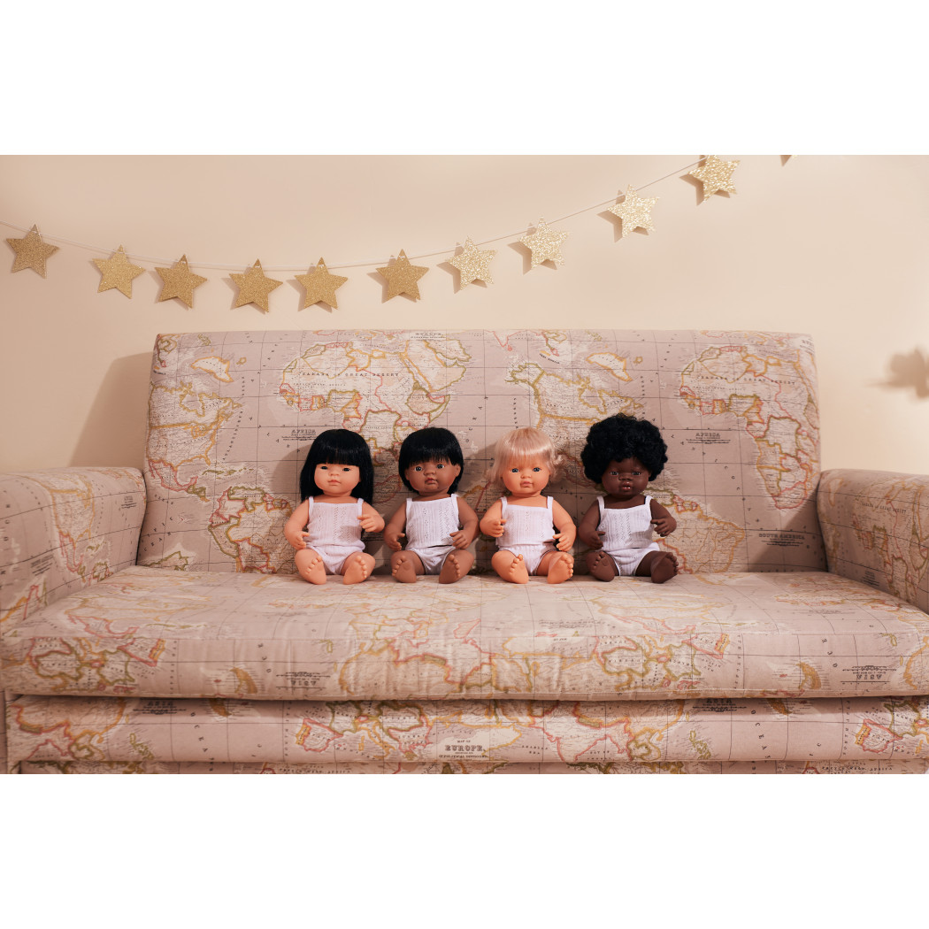 Hiszpanka 38 cm - Lalka Dziewczynka Hiszpanka - Miniland Doll - Miniland