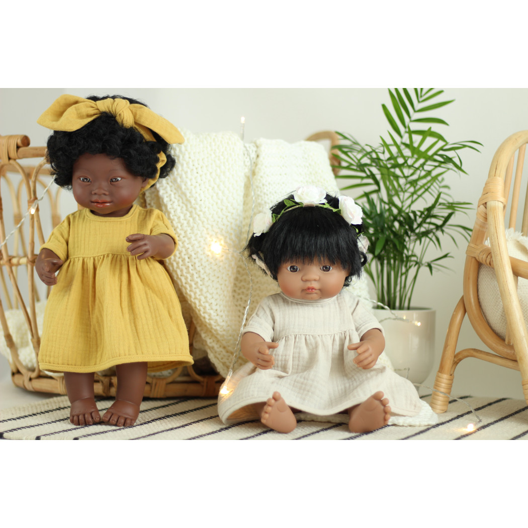 Hiszpanka 38 cm - Lalka Dziewczynka Hiszpanka - Miniland Doll - Miniland