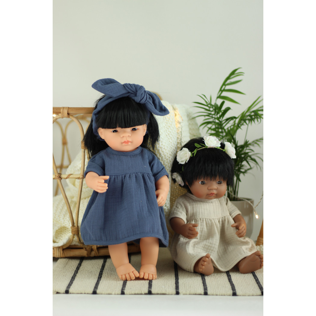 Hiszpanka 38 cm - Lalka Dziewczynka Hiszpanka - Miniland Doll - Miniland