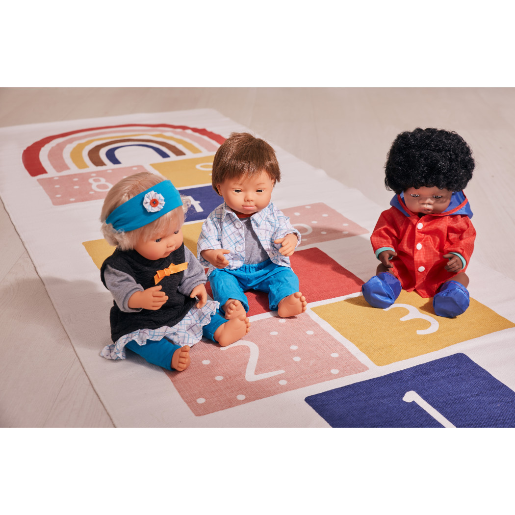 Afrykanka 38 cm - Lalka Dziewczynka Afrykanka - Miniland Doll - Miniland