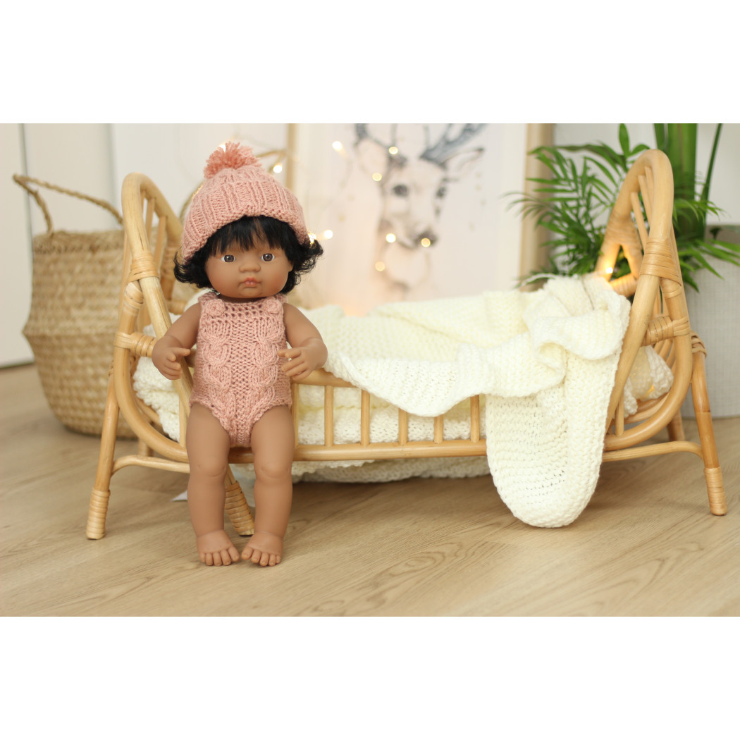 Hiszpanka 38 cm - Lalka Dziewczynka Hiszpanka - Miniland Doll - Miniland