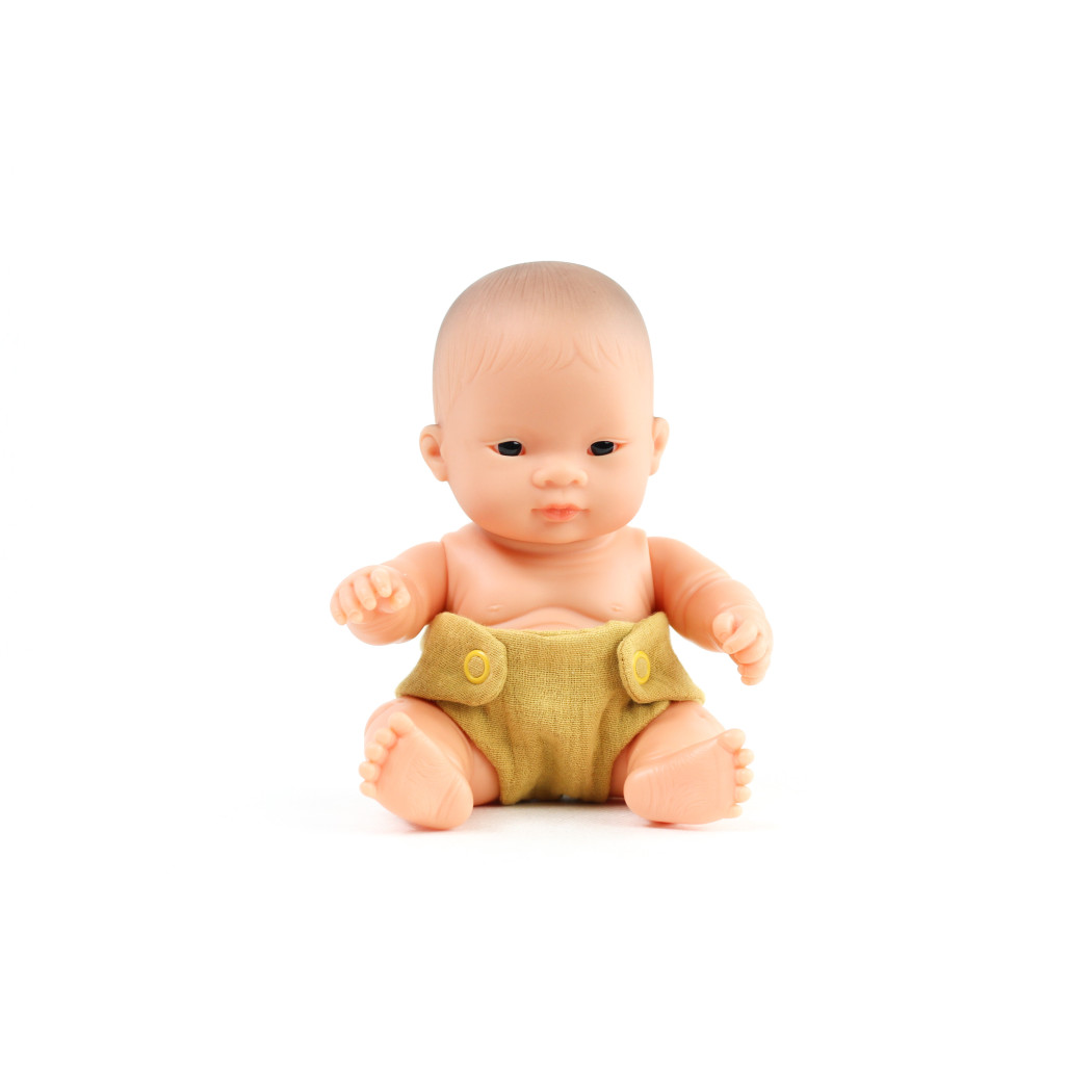 Azjatka 21 cm - Lalka Dziewczynka Azjatka - Miniland Baby - Miniland