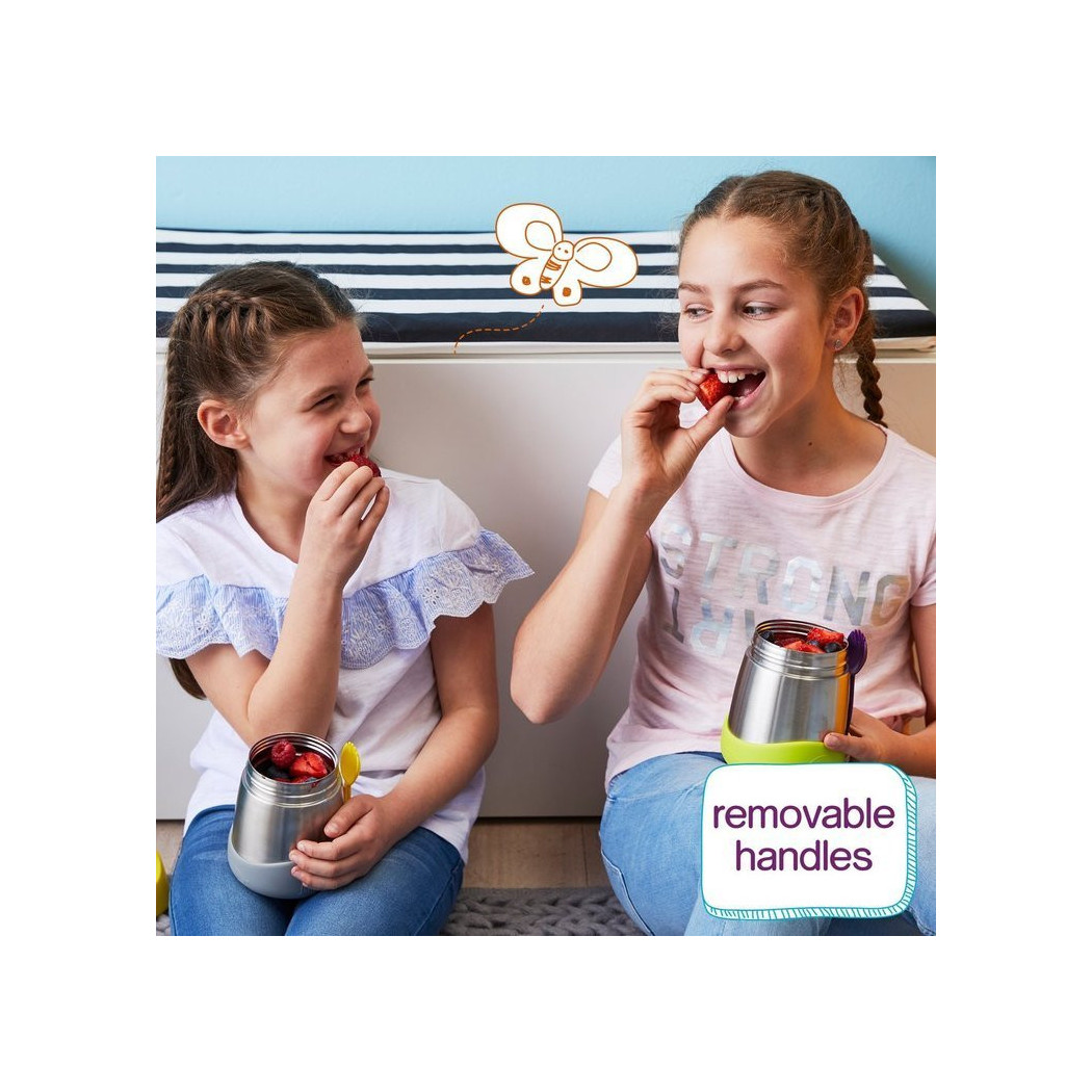 Indigo Rose - Termos na jedzenie - Granatowo/ Liliowy - B.BOX