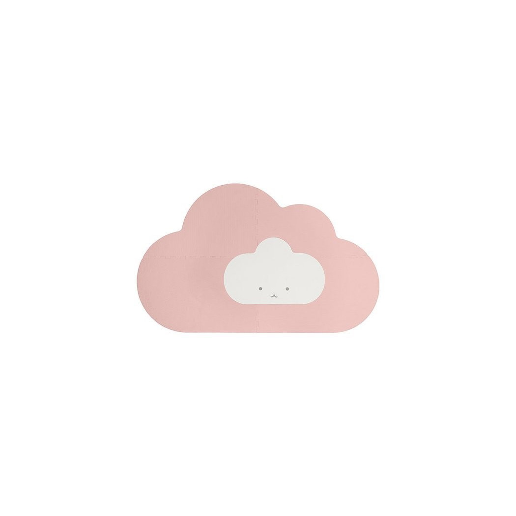 WYPRZEDAŻ Blush Rose - Mata Do Zabawy Piankowa Podłogowa - Chmurka Playmat - 145x90 cm- Quut