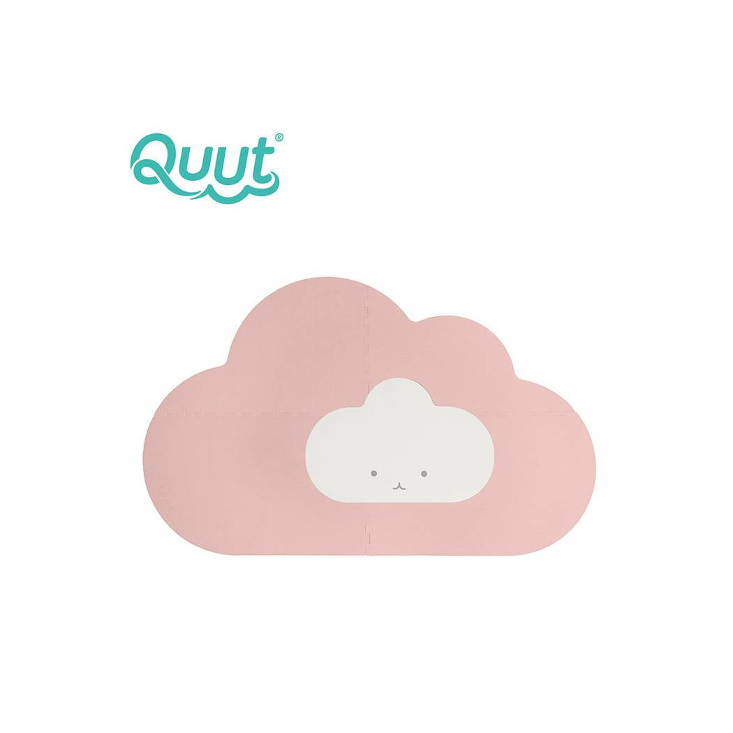 WYPRZEDAŻ Blush Rose - Mata Do Zabawy Piankowa Podłogowa - Chmurka Playmat - 145x90 cm- Quut