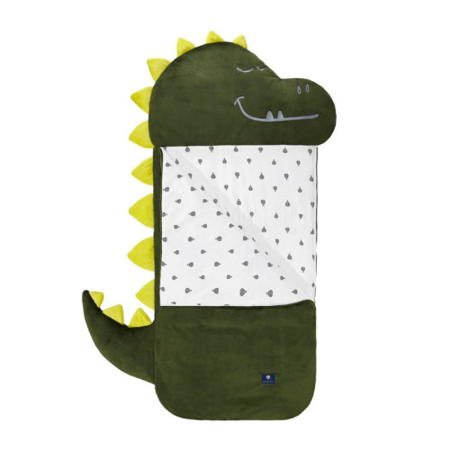 Śpiworek Sleepover S - Zielony Dinozaur - rozm. S - Vestom - Kidspace